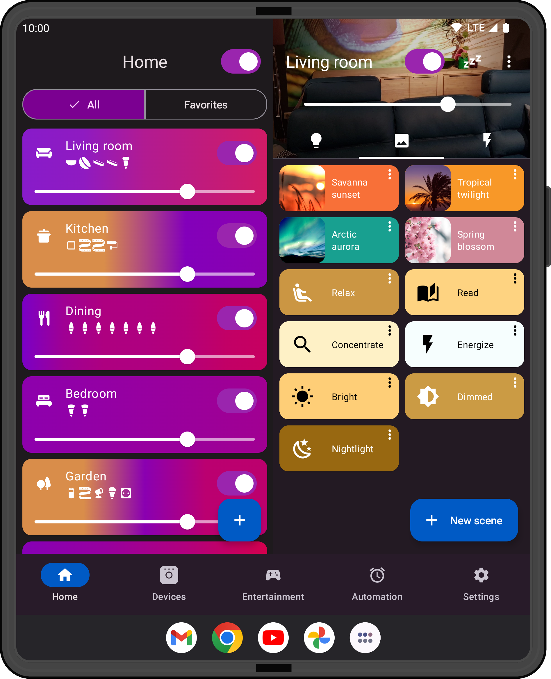 Screenshot of Hue Essentials app