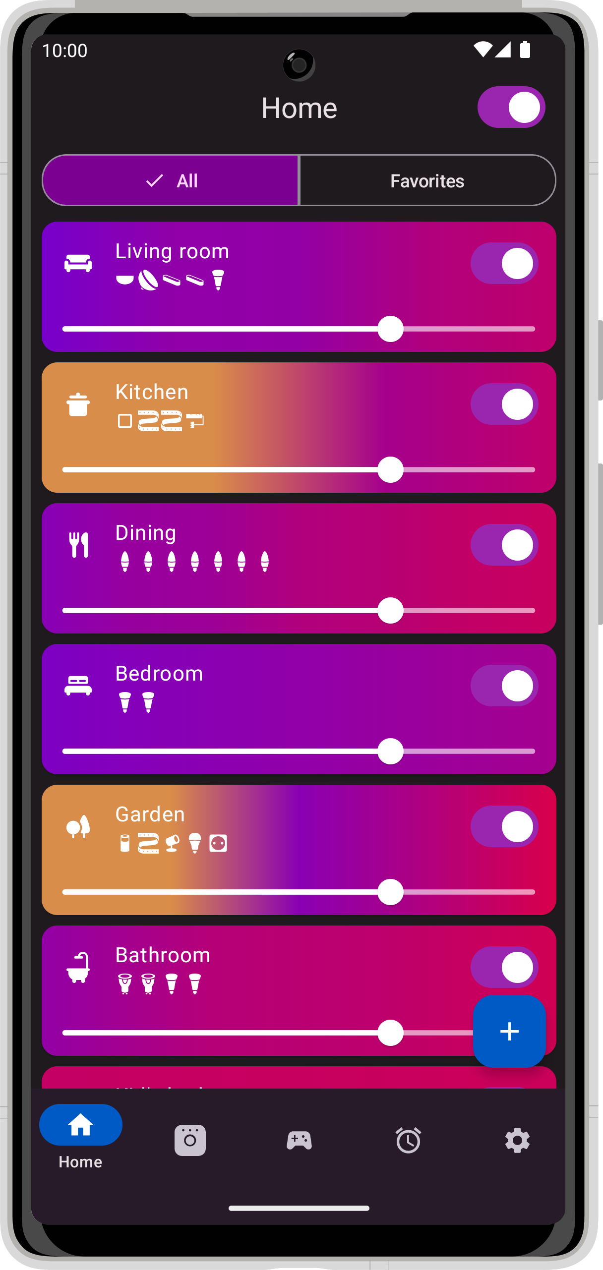 Screenshot of Hue Essentials app