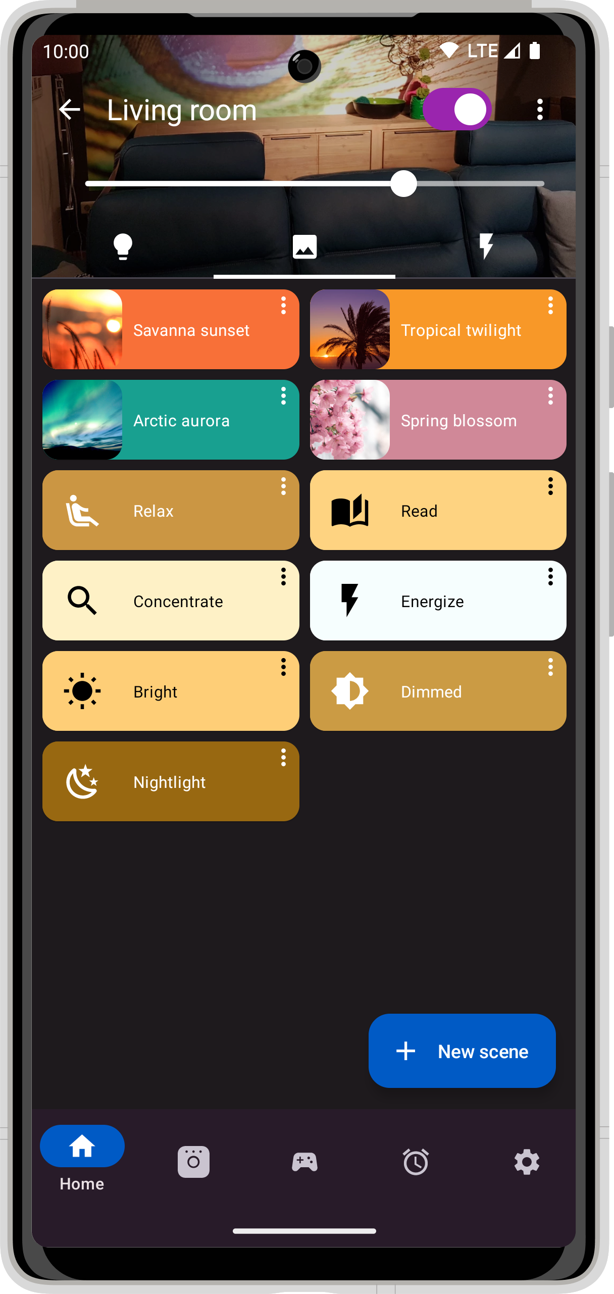 Screenshot of Hue Essentials app