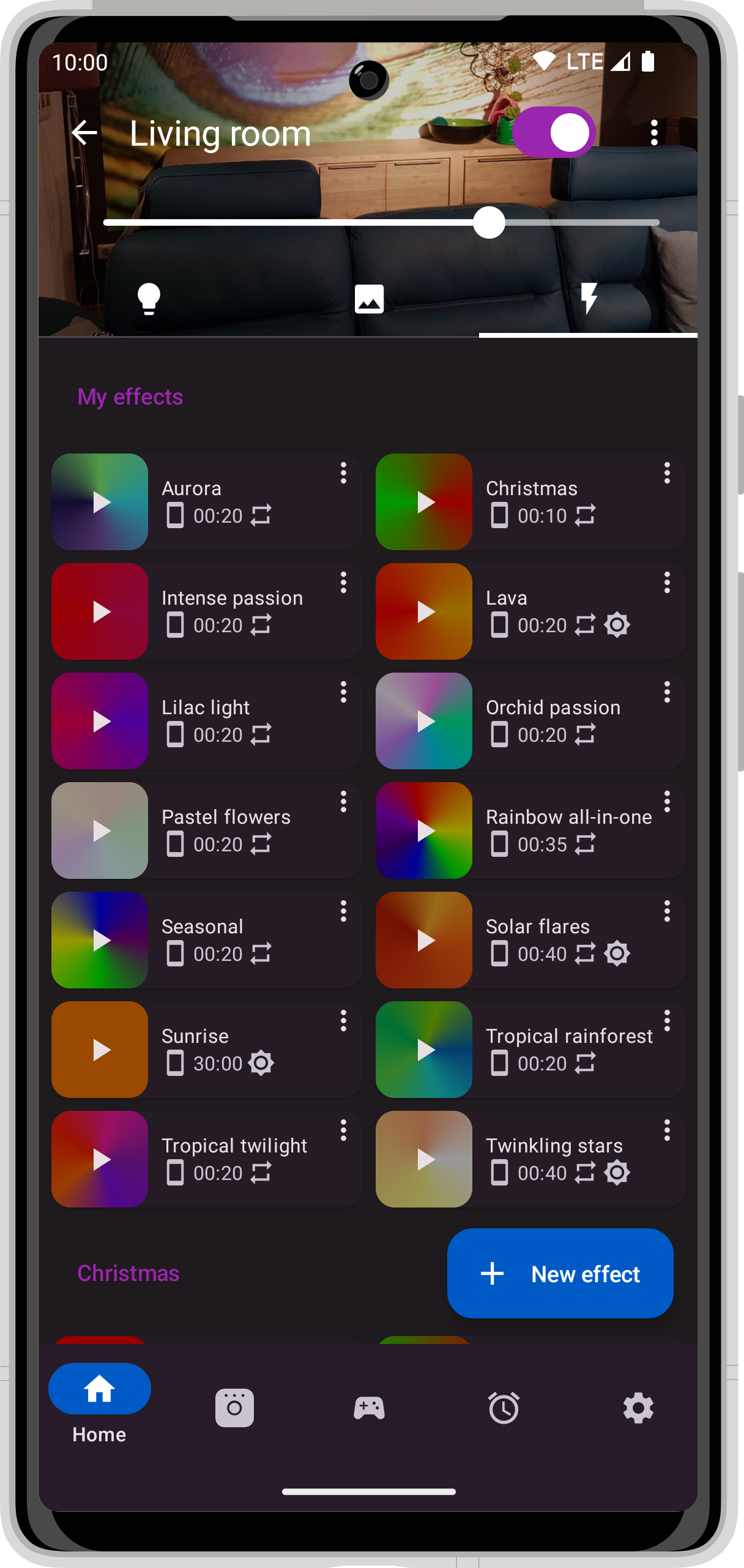 Screenshot of Hue Essentials app